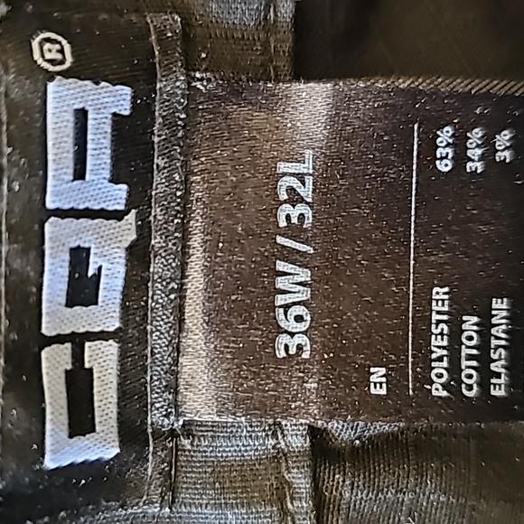 CQR Utility Cargo Pants elastic waist water resistant hiking tactical 36x27 shor - Picture 12 of 12